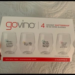 Shatterproof wine glasses